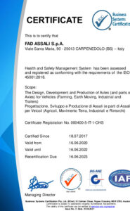 FAD_ASSALI_ISO_450012018_scadenza_2023